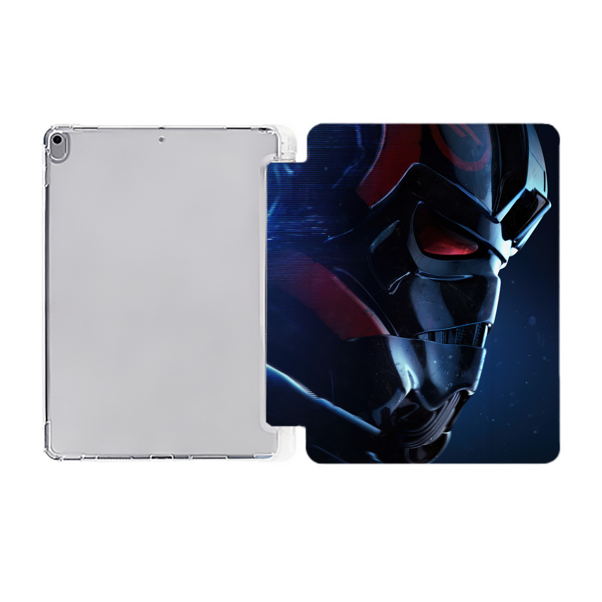 （画像用） スター・ウォーズ Star Wars IPad ケース ペン収納付き 三つ折りスタンド PUレザー×シリコン 対応機種9.5/10.5/10.9インチ